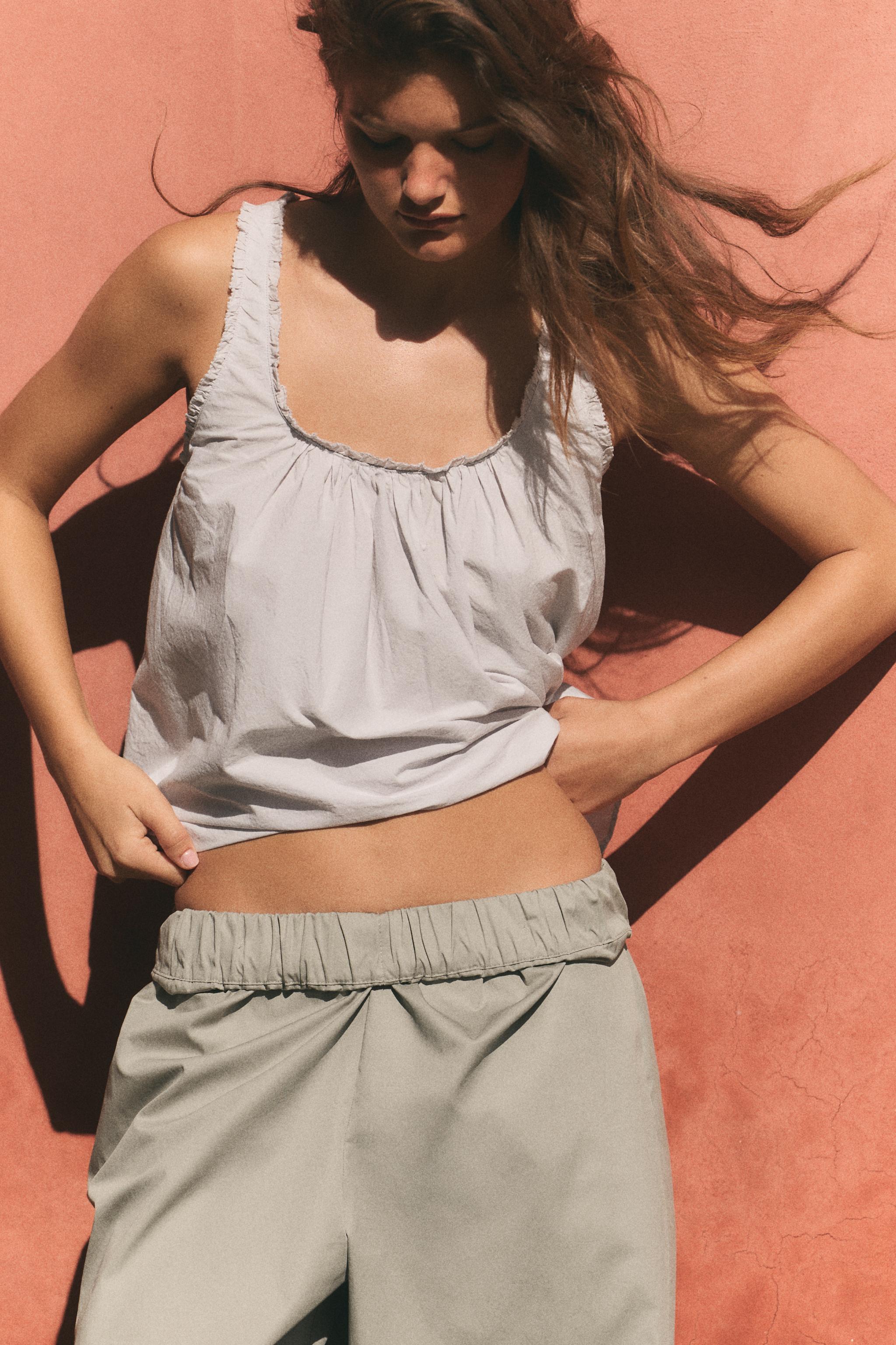 PANTALON JUPE-CULOTTE À BAS AJUSTABLE